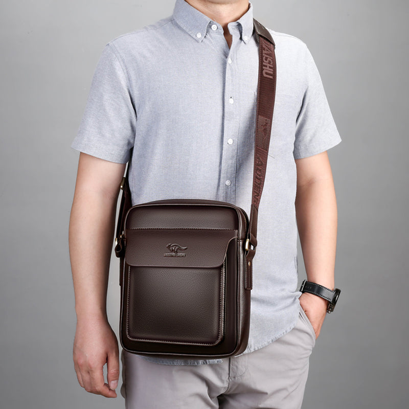 Men's business shoulder on sale bag