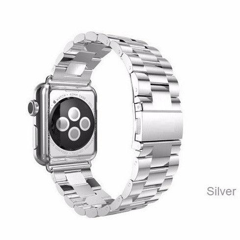 Silver Stainless Steel Metal Strap for Apple Watch