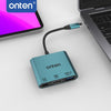 ONTEN 3 IN 1 USB C To HDMI 4K Adapter