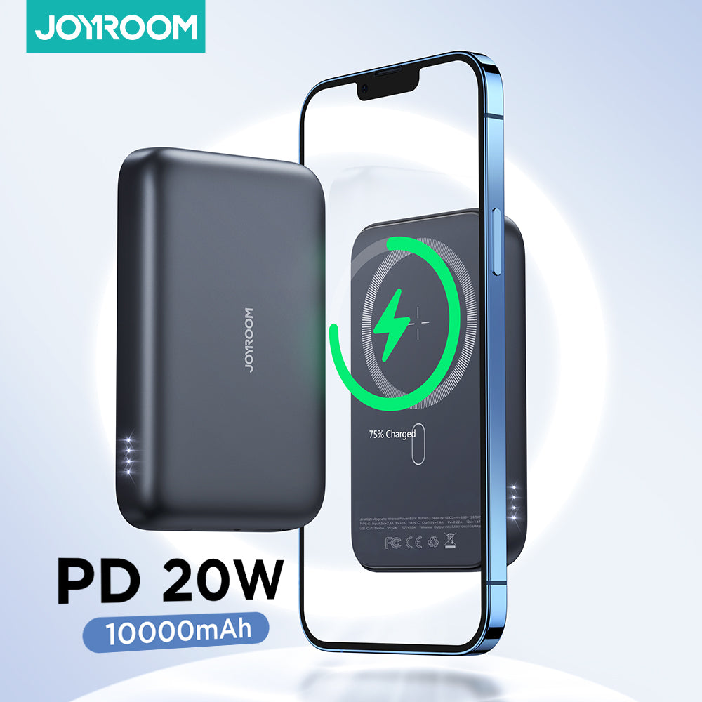 JOYROOM 20W Portable Wireless Charging Powerbank 10000mAh For iPhone