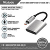 MCDODO 2 IN 1 USB Type C To Dual Type C Port Adapter