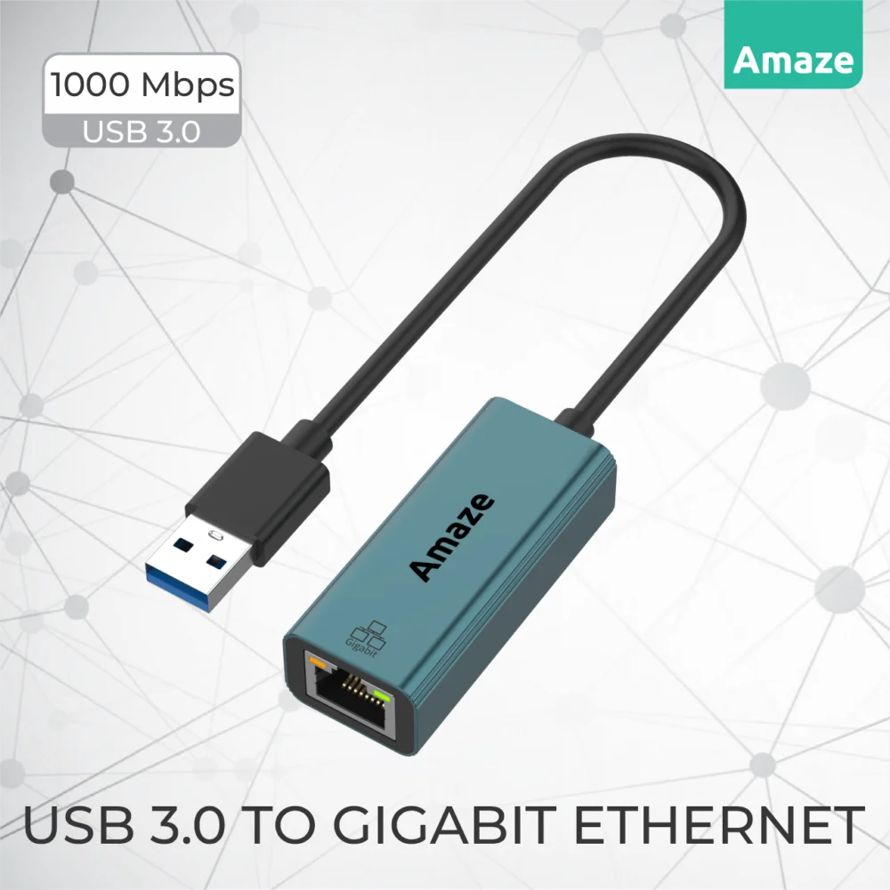 Amaze USB To RJ45 Ethernet Lan Adapter