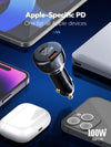 LDNIO 100W USB + Type C PD QC 3.0 Fast Car Charger