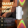 LED Motion Sensor RGB Rechargeable Light Magnetic Wireless Wall Lamp