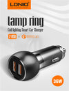 LDNIO 36W Dual Port USB QC 3.0 Car Charger