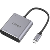 ONTEN 4 In 1 Type C To Dual HDMI + USB 4k Hub