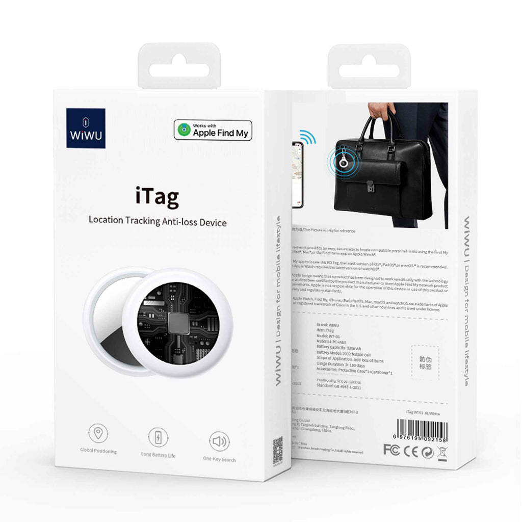 WiWU iTag Anti-Lost Smart Tracker Apple Find My Compatible