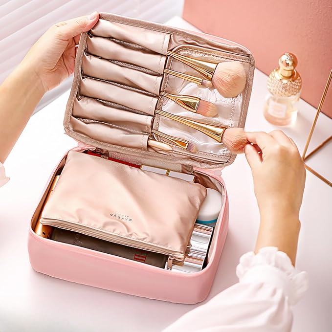 Cosmetic Bag Cases Portable Travel for Women