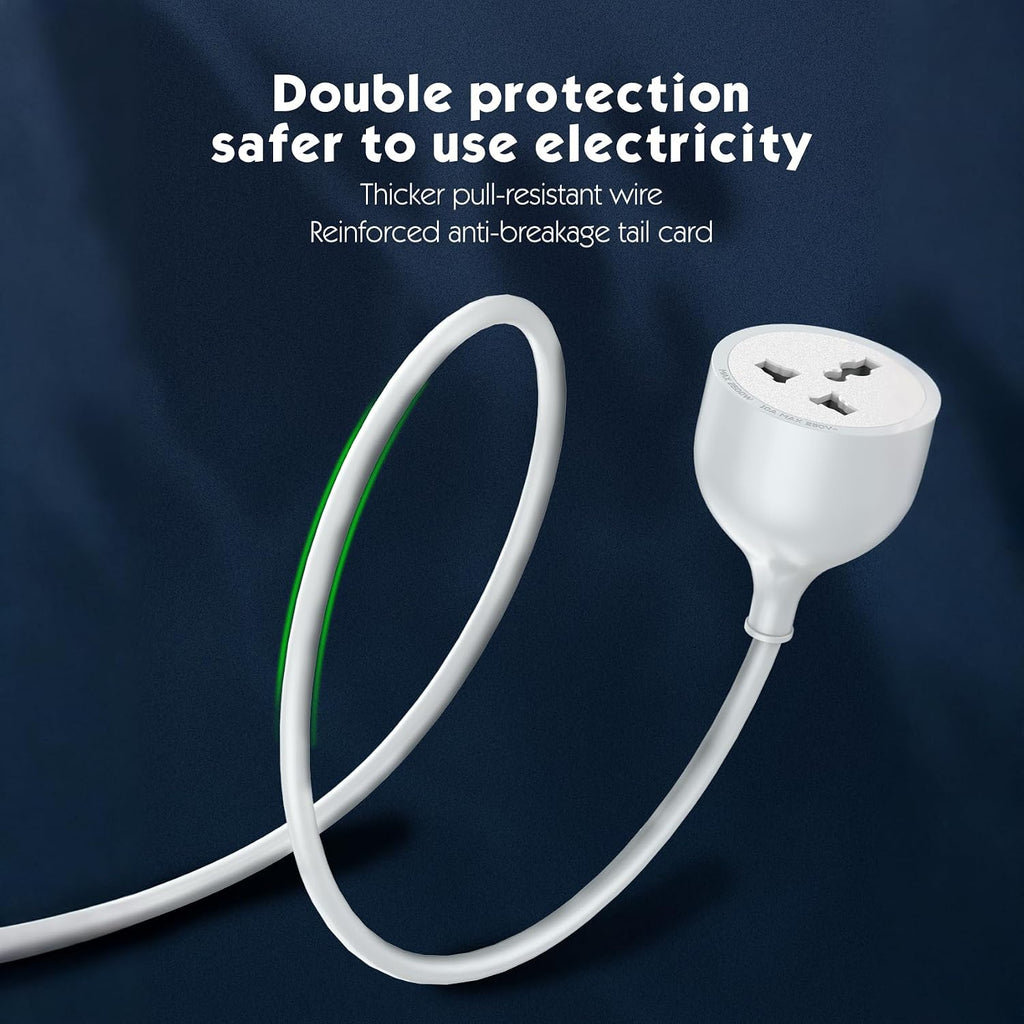 BELEAAD 2500W Extension Cord 5M Universal Power Strip