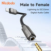 MCDODO Lightning To 3.5MM Aduio Cable Jack Adapter