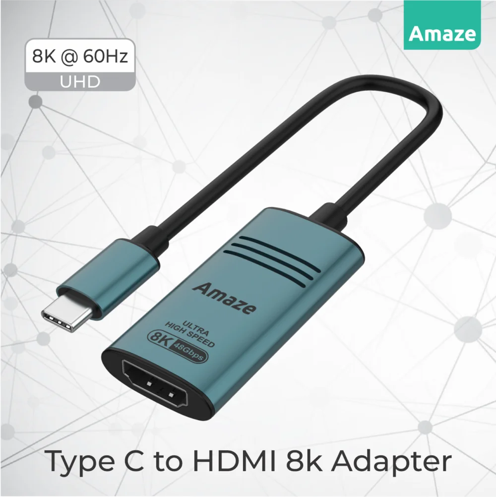 AMAZE Type C To HDMI 8K@60HZ Adapter – - Main Image