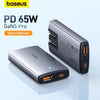 Baseus 65W GaN5 QC 4.0 3.0 Type C PD USB Portable Travel Charger