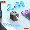 Earldom 2500w USB+Type C 2.4A Travel Charger