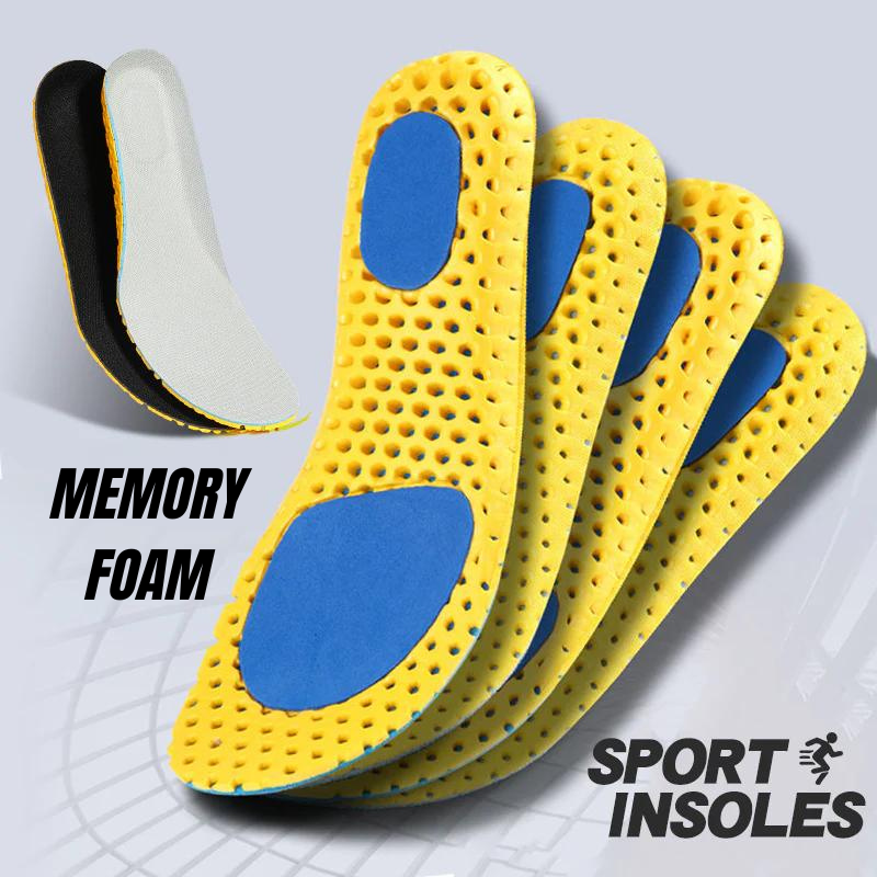 Orthopedic Memory Foam Insoles Sport Pack of 3