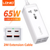 LDNIO 65W Desktop Power Strip Extension Cord