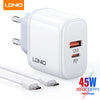 LDNIO 45W Dual USB QC 4.0 Super Fast Charger