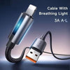 MCDODO 3A USB to Lightning Data Cable With Breathing Light