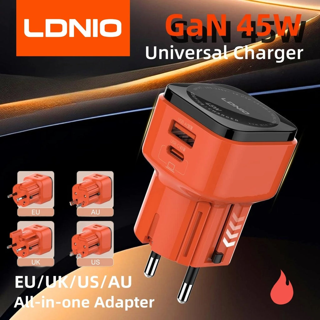 LDNIO GaN PD 45W Universal Portable Travel Charger