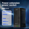 LDNIO 2500W Tower Extention 15W Wireless Charging Power  With 6 Outlet 4 USB Ports Power Strip