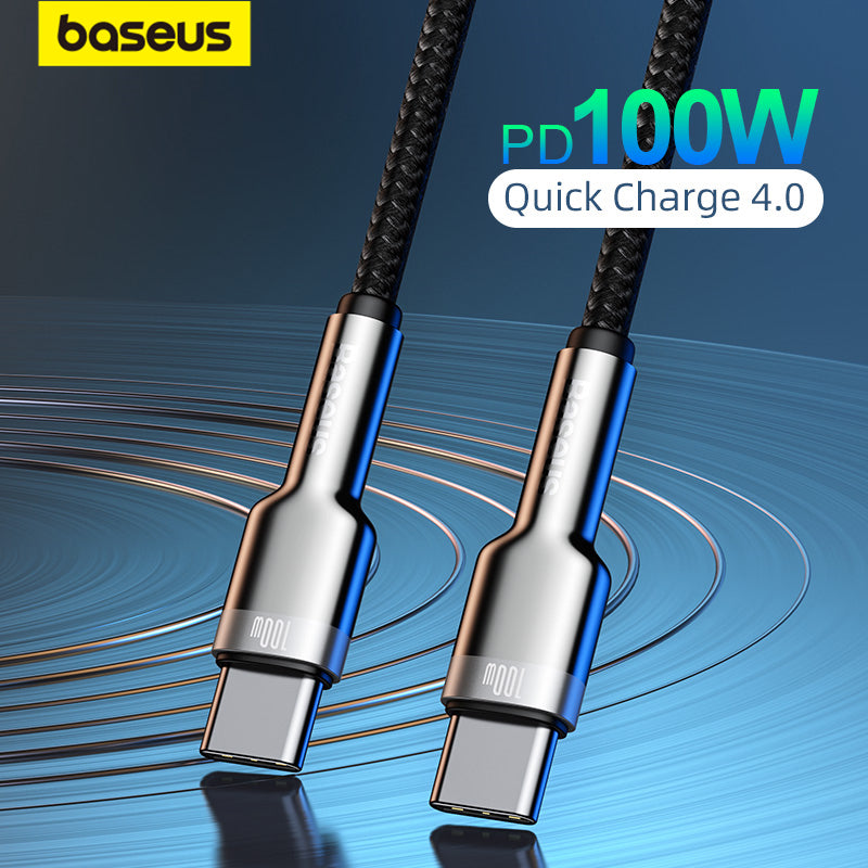 Baseus 100W Type C to Type C QC 4.0 PD Cable