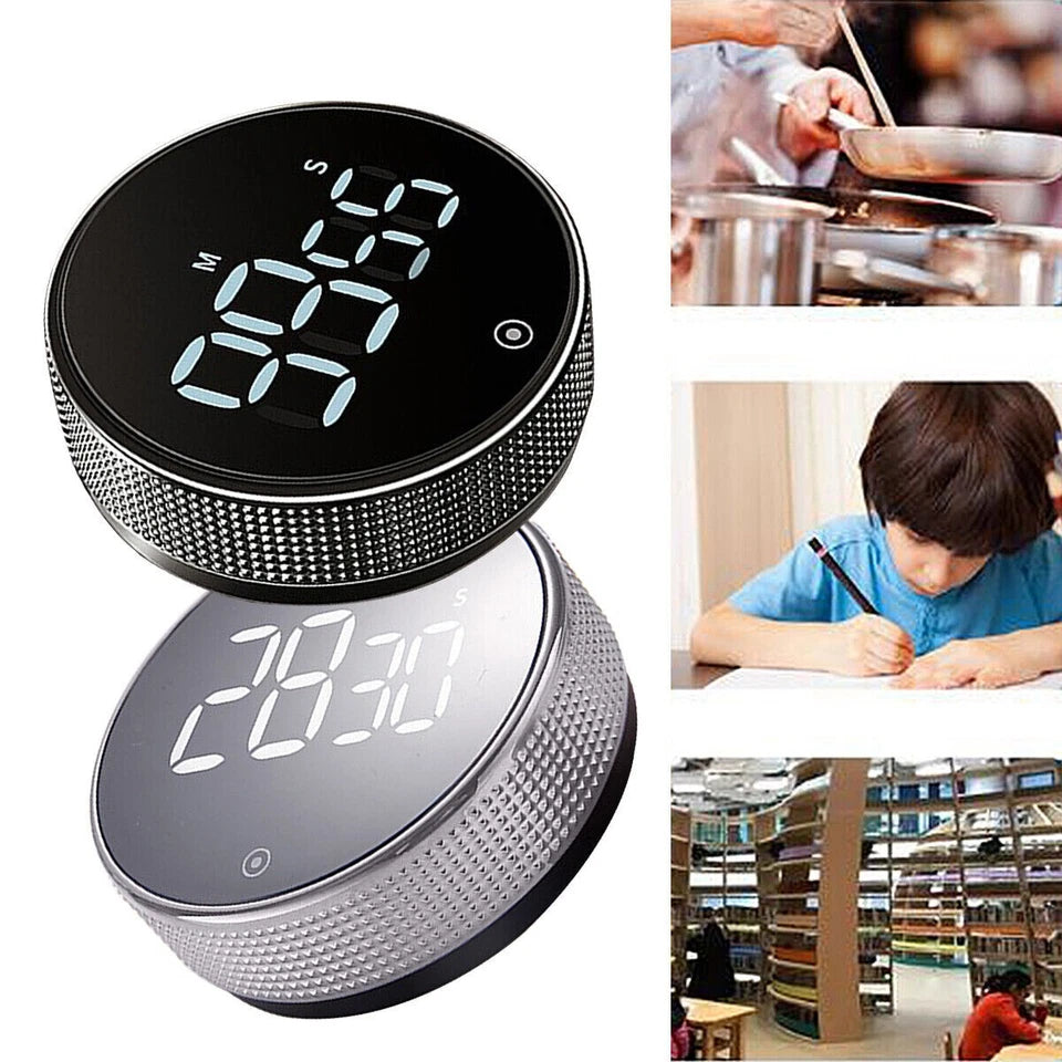 Rotary Countdown Timer Digital Led Stopwatch