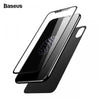 Baseus High Quality Front and Back Tempered Glass Protector - Phonetive.pk