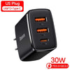 Baseus USB A + Type-C 30W PD 20W Mobile Charger
