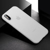 Ultra Thin Transparent White Matte Silicon Case - Phonetive.pk