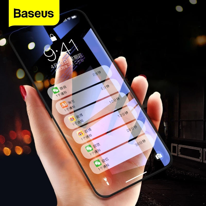 Baseus 0.2mm Ultra Thin Full Screen iPhone Protector