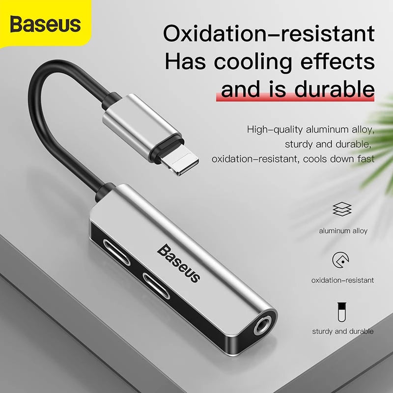 Baseus in iP to Dual iP Aux Adapter L52 –