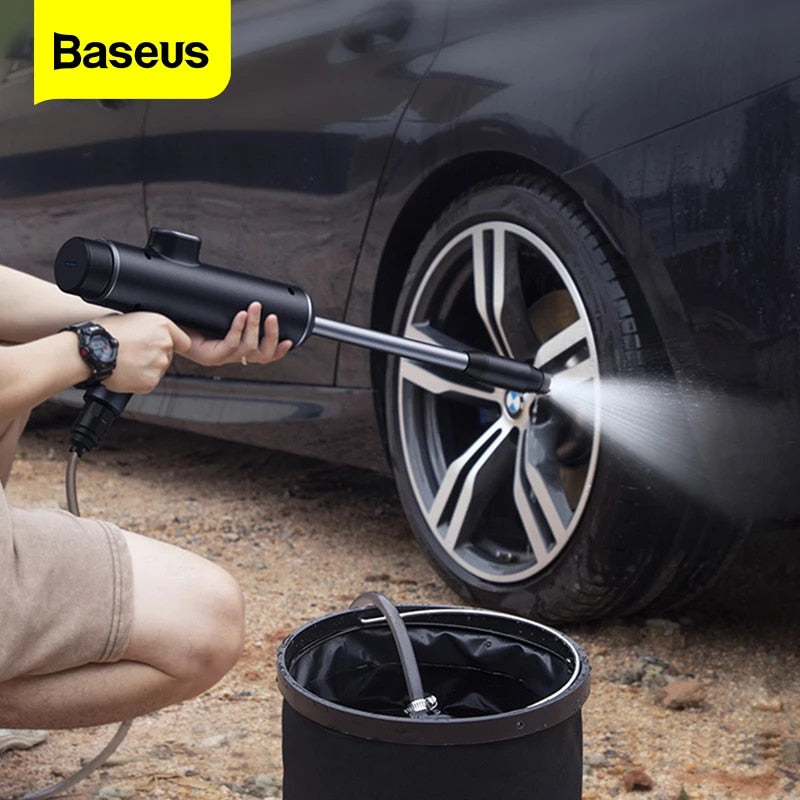 Baseus Dual Power Car High Pressure Electric Washer Gun Cordless