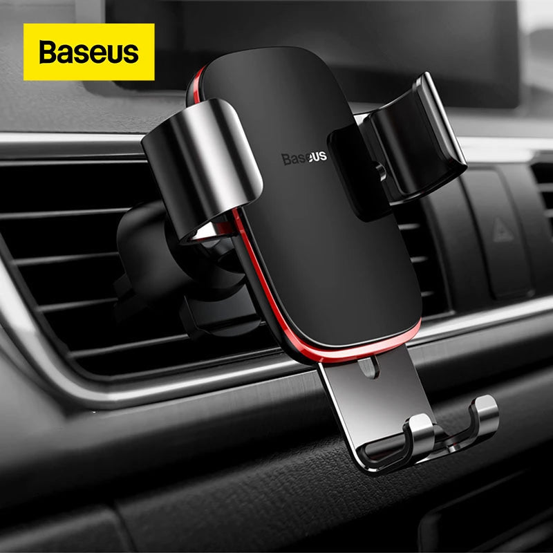 Baseus Gravity Auto-locked Metal Car Phone Holder - Phonetive.pk