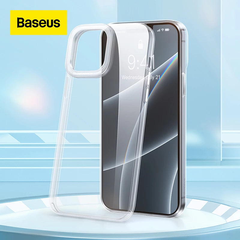 Baseus Thin Clear Transparent Soft TPU Case for iPhone 13 - Phonetive.pk