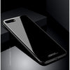 Black Luxury Hybrid Tempered Glass Case for iPhone