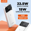LDNIO 22.5W 10000mAh LED Digital Display Wireless Power Bank