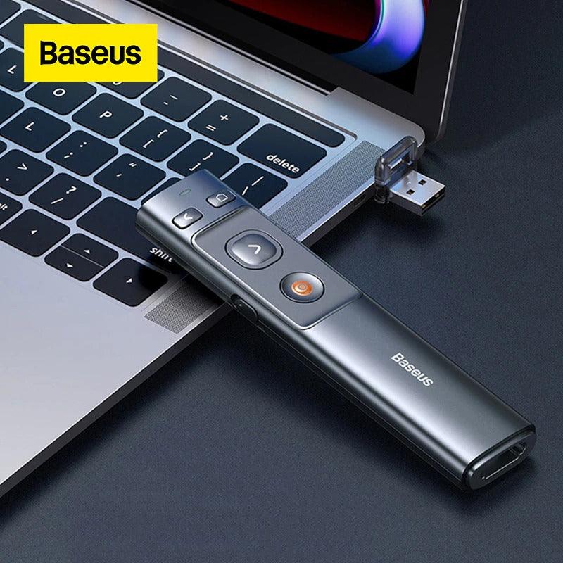Baseus Wireless Presenter 2.4GHz Laser Pointer Remote Controller - Phonetive.pk