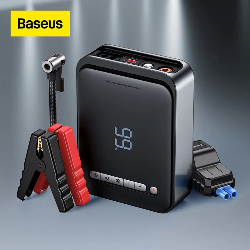 Baseus 2 In 1 Car Jump Starter Power Bank Air Compressor