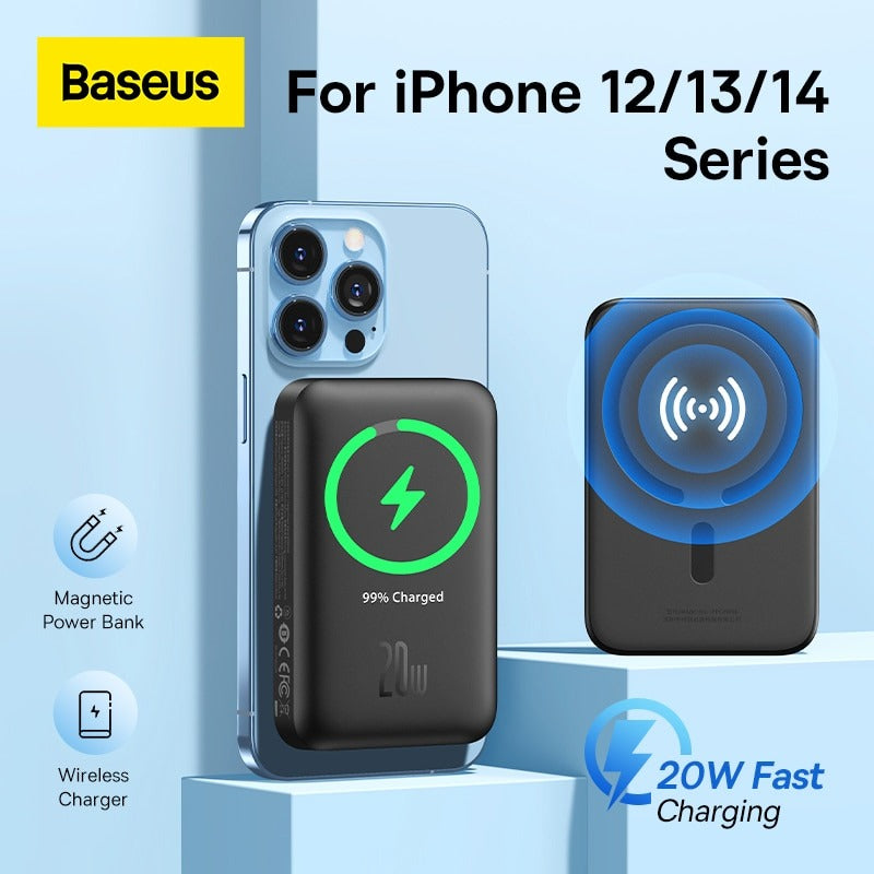 Baseus 20W 6000mAh MagSafe Power Bank Wireless Charger