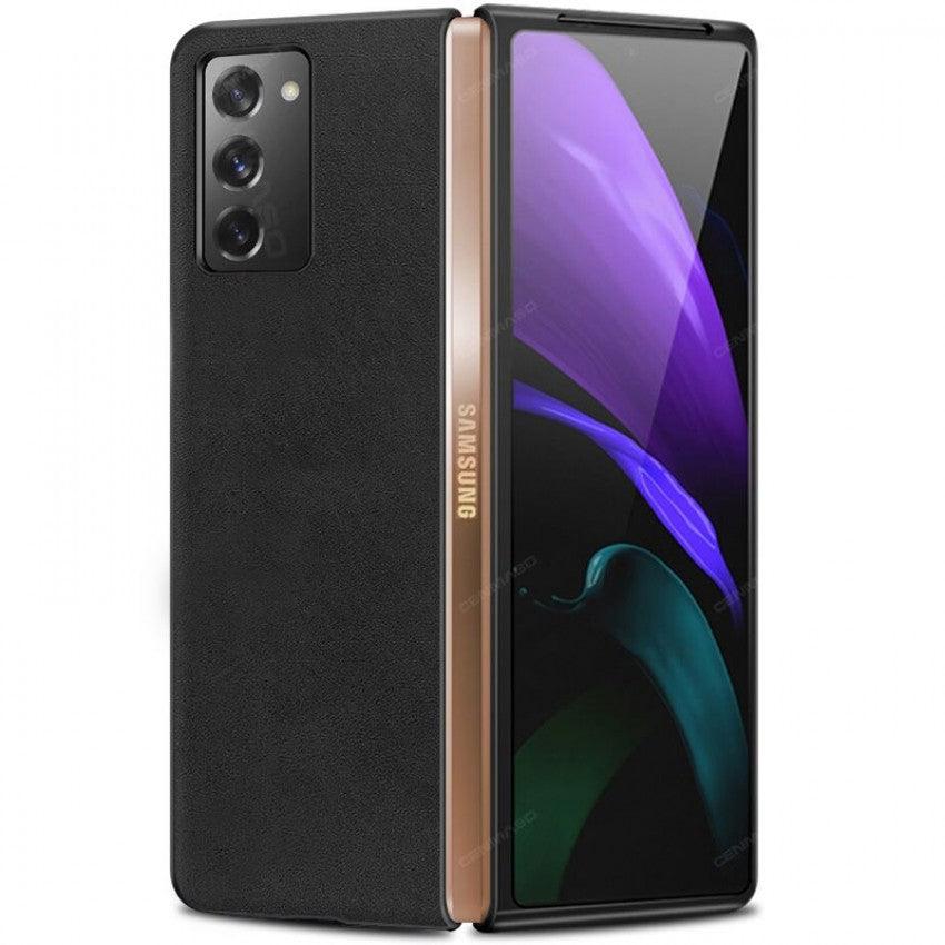 Samsung Galaxy Z Fold 2 Black Plain Texture Case - Phonetive.pk