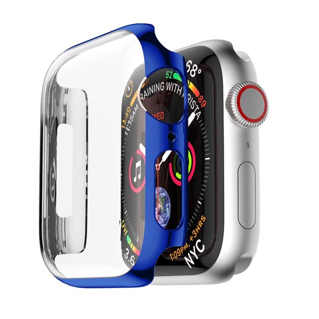 Apple Watch Blue Shell Case Screen Protector