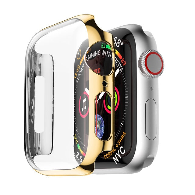 Gold apple cheap watch case