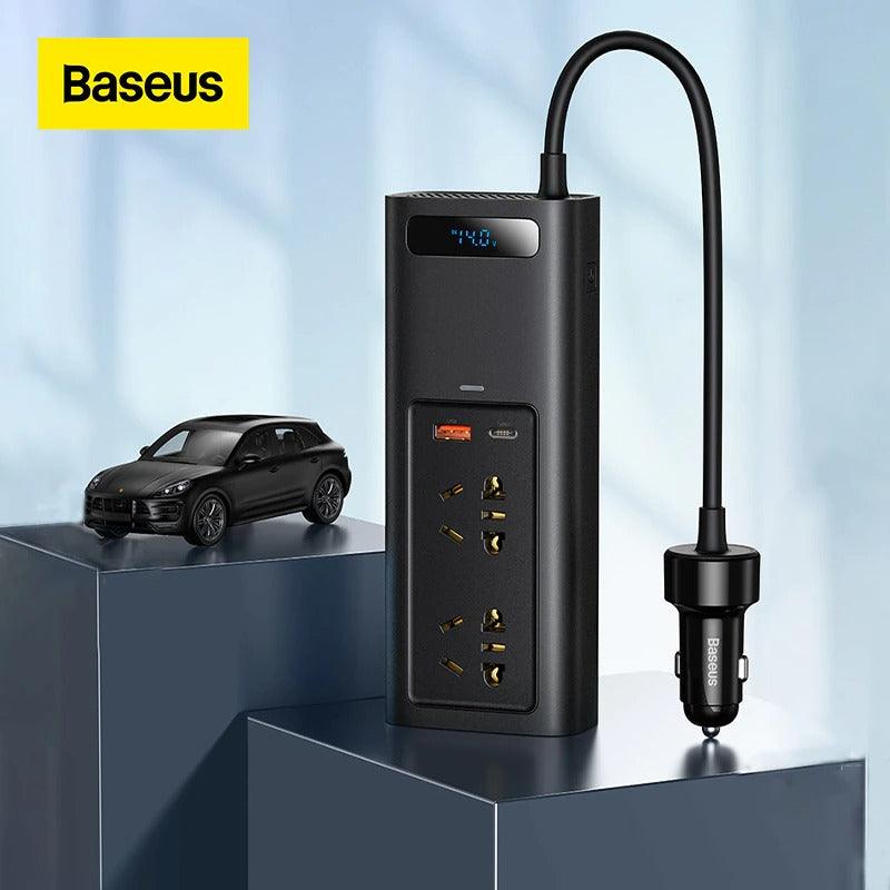 Baseus Car Inverter DC 12V to AC 110V/220V 150W Power Extension - Phonetive.pk