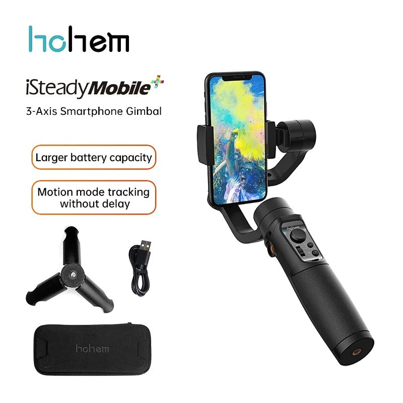 Hohem Steady Phone Gimbal 3-Axis Handheld Stabilizer