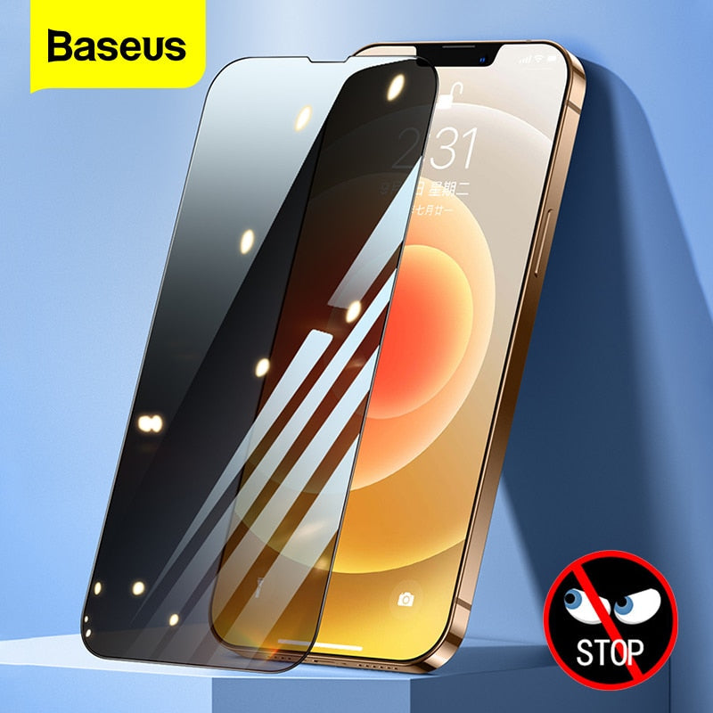 Baseus 2PCS Tempered Glass Anti Peeping Privacy Protector