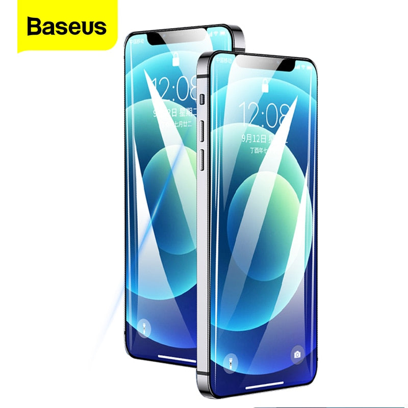 Baseus 0.23mm Screen Protector Tempered Glass For iPhone 12 - Phonetive.pk
