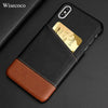 Luxury Leather Slim Hard Back Case for iPhone - Phonetive.pk